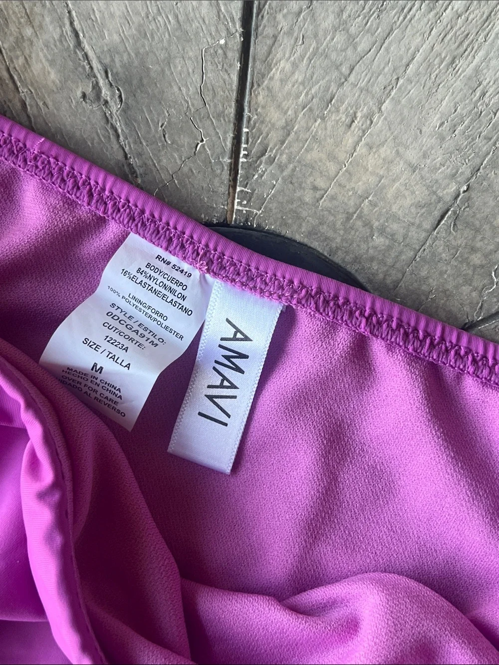 La Blanca top, Amavi bottom bright gradient